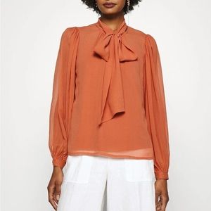 Tory Burch chiffon blouse- NWT! never worn! Size 4